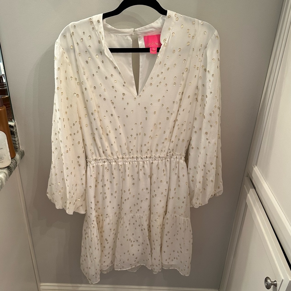 Lilly Pulitzer White Joella Swing Dress